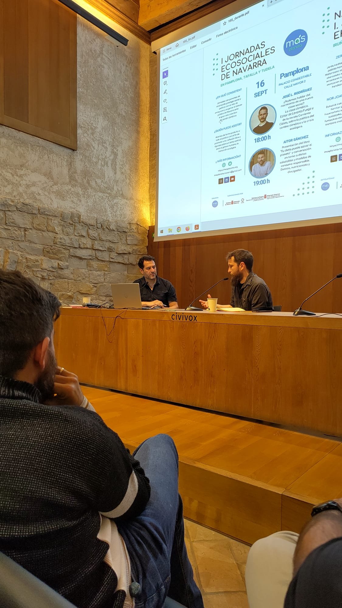 Jornadas ecosociales de Navarra Más Planeta